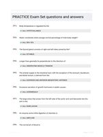 PRACTICE Exam Set questions and answers