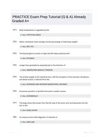 PRACTICE Exam Prep Tutorial (Q & A) Already Graded A+