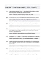 Practice EXAM 2024 SOLVED 100% CORRECT