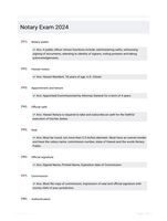 Notary Exam 2024