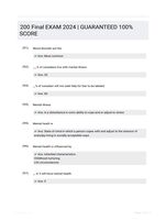 200 Final EXAM 2024 | GUARANTEED 100% SCORE
