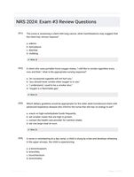 NRS 2024: Exam #3 Review Questions