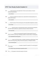 CPO Test Study Guide Graded A+