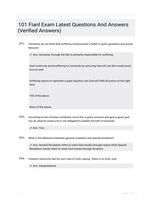 101 Fianl Exam Latest   Questions And Answers (Verified Answers)
