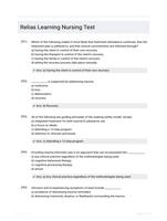 Relias Learning Nursing Test