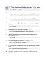 JAILER Exam Law and Business  exam 2024 with 100% correct answers