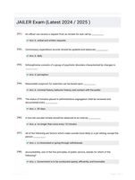 JAILER Exam (Latest 2024 / 2025 )