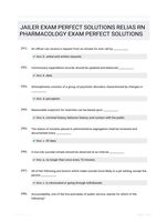 JAILER EXAM QUESTIONS WITH CORRECT ANSWERS 2024