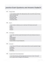 practice Exam Questions and Answers Graded A