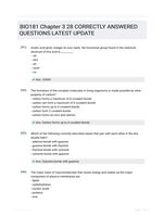 BIO181 Chapter 3 28 CORRECTLY ANSWERED QUESTIONS LATEST UPDATE