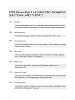 EOPA Review Part 1 24 CORRECTLY ANSWERED QUESTIONS LATEST UPDATE