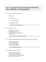 Test 1 Questions Already Passed