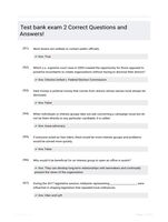 Test bank exam 2 Correct Questions and Answers!