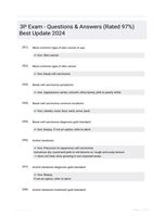 3P Exam - Questions & Answers (Rated 97%) Best Update 2024