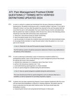 ATI: Pain Management Posttest EXAM QUESTIONS (7 TERMS) WITH VERIFIED DEFINITIONS UPDATED 2024