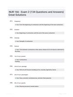 NUR 166 - Exam 2 (134 Questions and Answers) Great Solutions