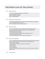 6560 Midterm Exam - Q&A (Verified)