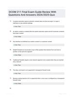 DCOM 211 Final Exam Guide Review With Questions And Answers 2024/2025 Quiz