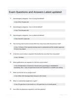 Exam Questions and Answers Latest updated