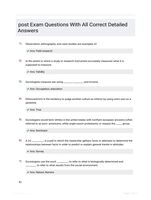 post Exam  Questions With All Correct  Detailed Answers