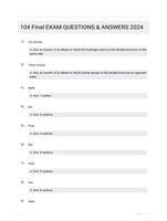 104 Final EXAM QUESTIONS & ANSWERS 2024