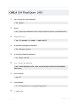 CHEM 104 Final Exam (Hill)