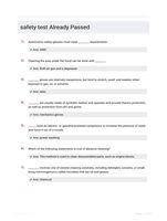 safety test Already Passed