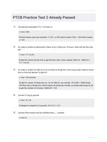 PTCB Practice Test 2 Already Passed
