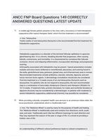 ANCC FNP Board Questions 149 CORRECTLY ANSWERED QUESTIONS LATEST UPDATE