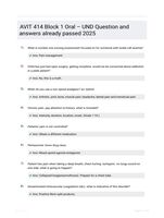 AVIT 414 Block 1 Oral  UND Question and answers already passed 2025